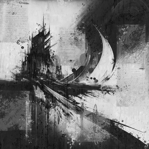 Black And White Poetry III-a Poster Print - Marta Wiley (12 x 12)