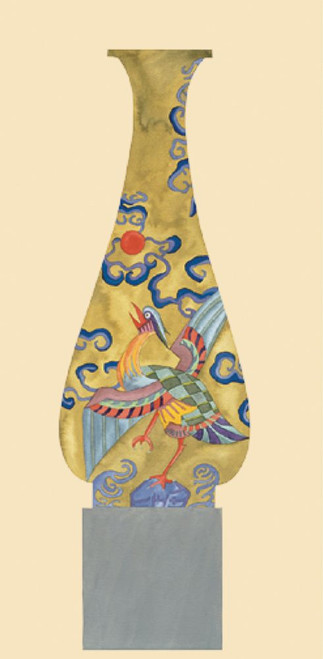 Oriental Vase Yellow Poster Print - Unknown # VARPDX3903A
