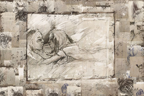 Rebound sketch collage Poster Print - Marta Wiley (24 x 16) Rebound sketch collage Poster Print - Marta Wiley (24 x 16)