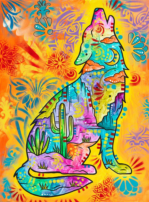 Coyote Howl Poster Print - Dean Russo (24 x 33)