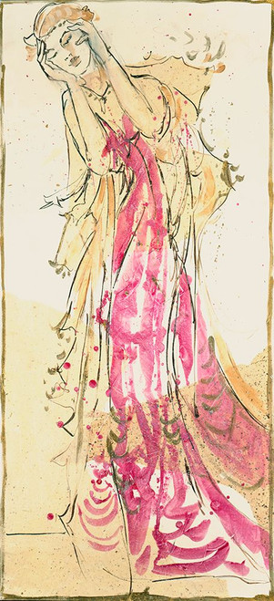 Dancer in Pink Poster Print - Marta Wiley (11 x 24)