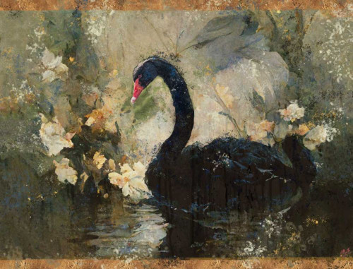 Swan II Poster Print - Marta Wiley (16 x 12)