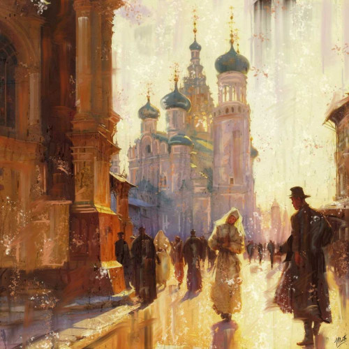 Romantic Russia I Poster Print - Marta Wiley (12 x 12)