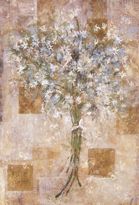 Blue Flowers Poster Print - Marta Wiley (16 x 24)