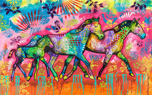 Horse Family Poster Print - Dean Russo (36 x 23)