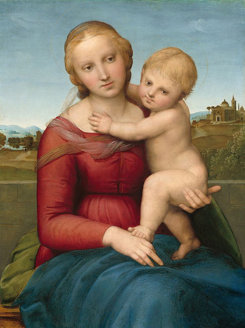 The Small Cowper Madonna Poster Print - Raffaello # VARPDX3RF6319