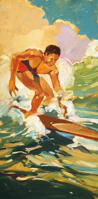Surfer Poster Print - Darrell Hill (17 x 36)