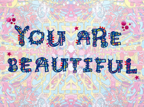 You Are Beautiful Poster Print - Dean Russo (24 x 18)