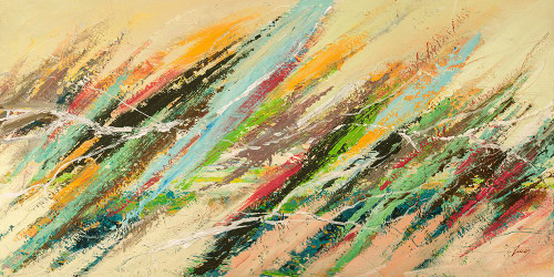 Vibrazione cromatica Poster Print - Lucas (36 x 18)