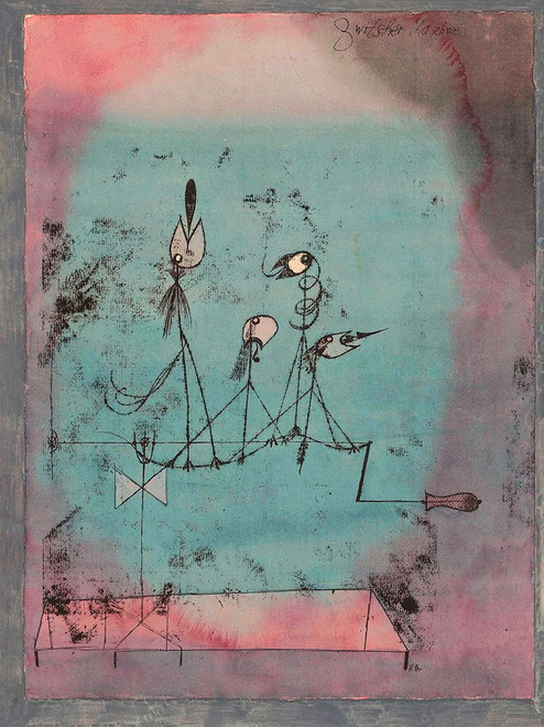 Twittering Machine Poster Print - Paul Klee (9 x 12)