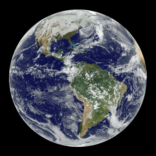 View of the Americas from Space Poster Print - NASA (24 x 24)
