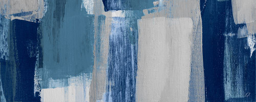 Blue Perspective Panel Poster Print - Lanie Loreth (36 x 14)