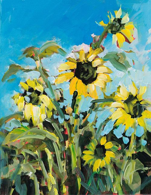 Sunflowers Poster Print - Jane Slivka # VARPDX16944