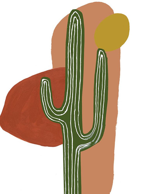 Terracotta Arizona I Poster Print - Patricia Pinto (24 x 30)