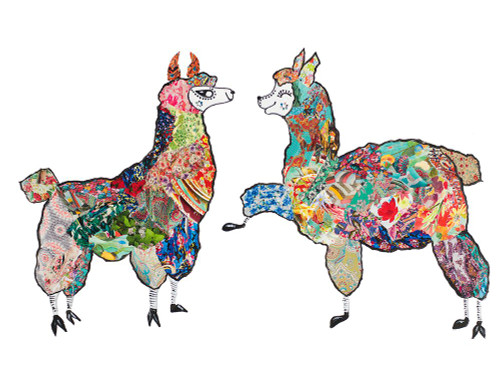 Happy Llamas Poster Print - Gina Ritter # VARPDX15030