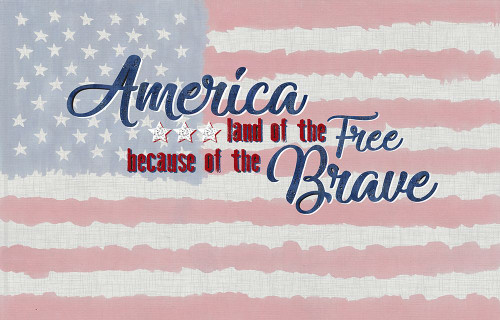 America The Free Poster Print - Hugo Edwins (36 x 23)