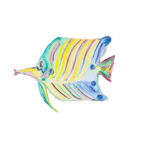 Swim with the Fish IV Poster Print - Julie DeRice (24 x 24)