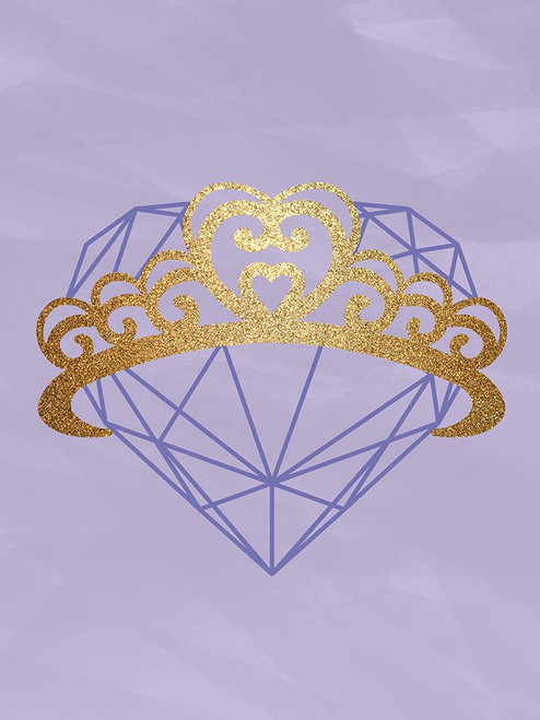 Purple Little Princess 1 Poster Print - Kimberly Allen