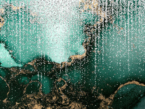 Emerald Marble Poster Print - Kimberly Allen