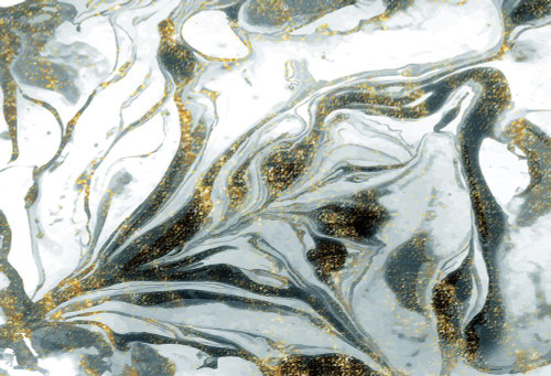 Emerald Rivers of Gold Poster Print - Kimberly Allen ()