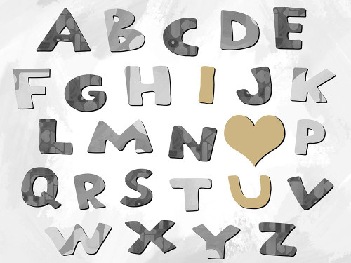 ABC I Love You Poster Print - Kimberly Allen