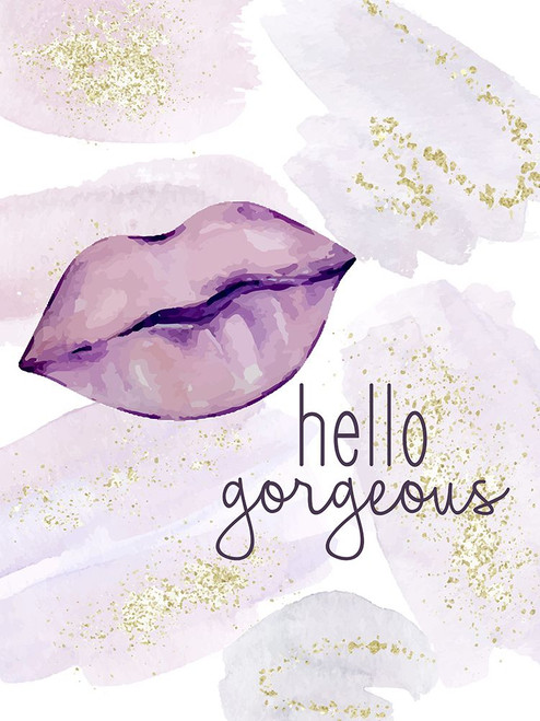 Purple Fashion 3 Poster Print - Kimberly Allen