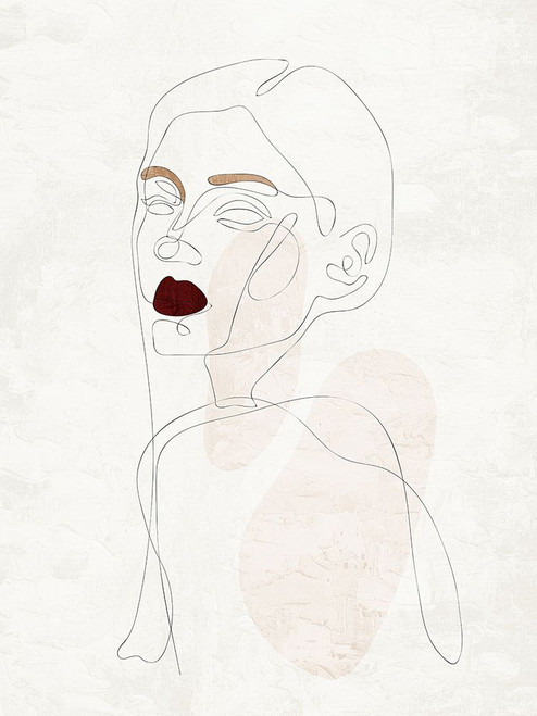 Line Drawing Woman 2 Poster Print - Kimberly Allen