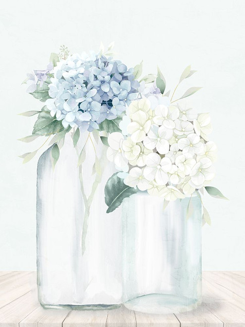 Hydrangeas 1 Poster Print - Kimberly Allen