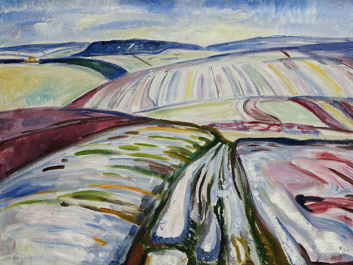 Munch Colorful Landscapes III Poster Print - Edvard Munch
