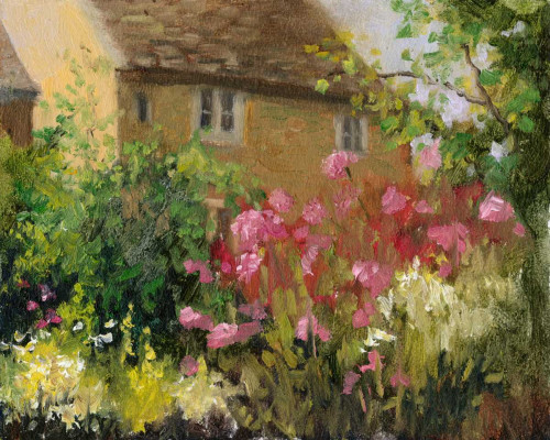 Cotswold Cottage IV Poster Print - Mary Jean Weber