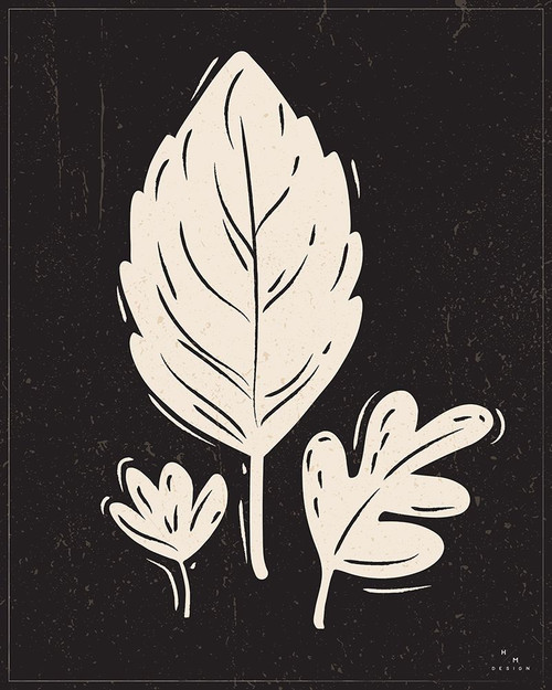 Haunted Halloween X on black Poster Print - Design HM