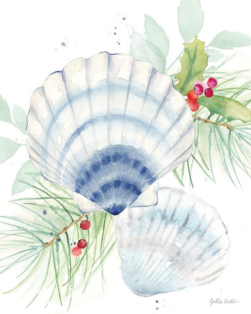 Christmas at the Cape XIII Poster Print - Cynthia Coulter