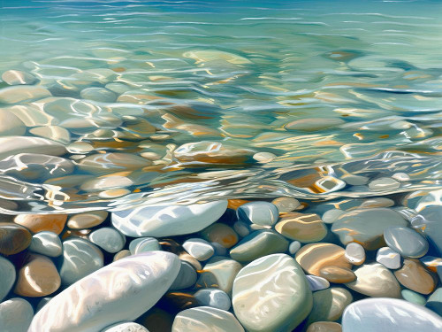 Riverside I Poster Print - Road Urban