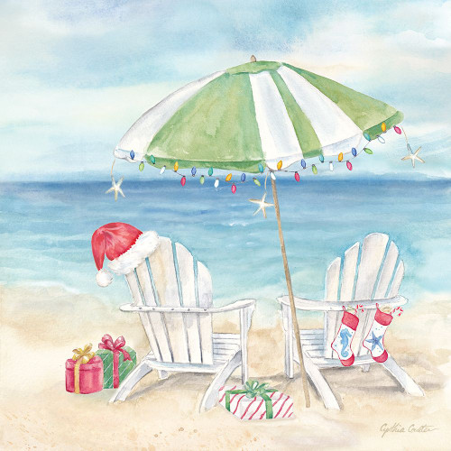 Christmas at the Cape V Poster Print - Cynthia Coulter
