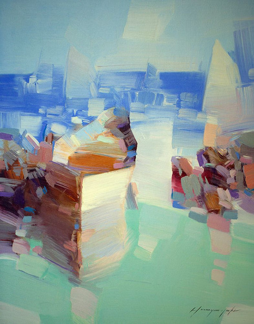 Rowboat Poster Print - Vahe Yeremyan
