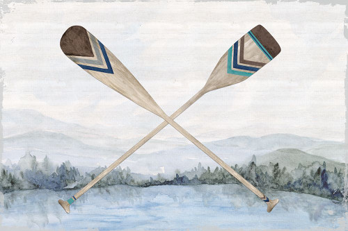 Wake at the Lake landscape II Poster Print - Tara Reed