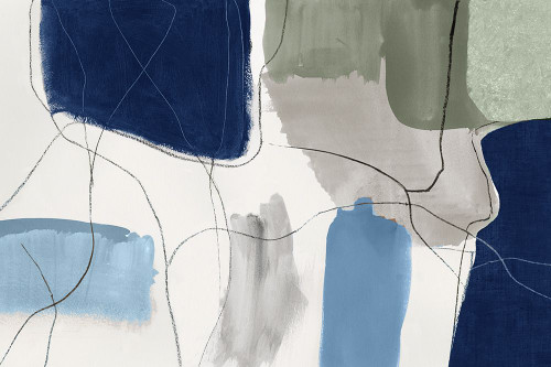 Leaving at Midnight II Blue Version Poster Print - Studio PI