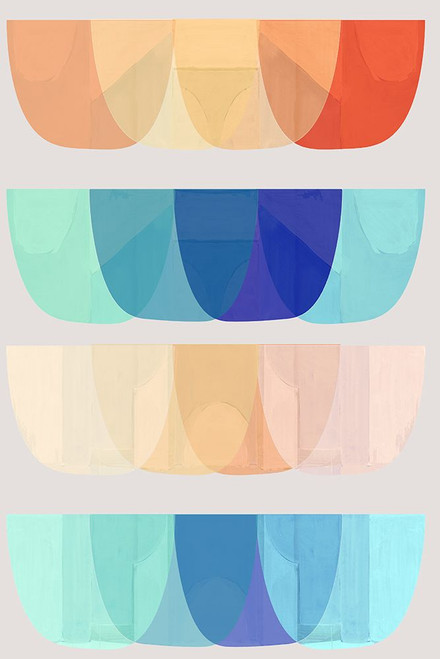 Rainbow Shapes I Poster Print - Cartissi