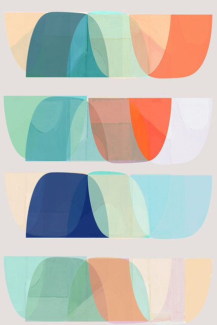 Rainbow Shapes II Poster Print - Cartissi