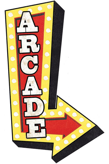 Arcade Marquee Poster Print - St. Studios Masey
