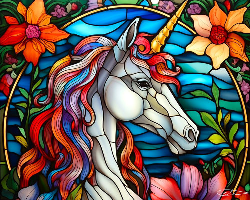 Unicorn Beauty Poster Print - Stewart