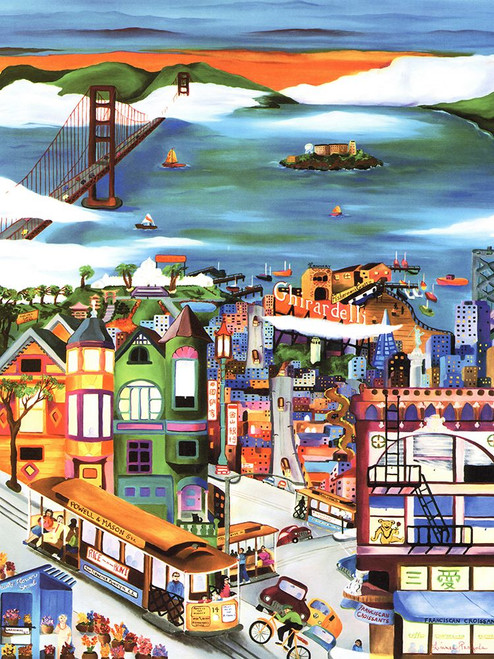 Hills of San Francisco Poster Print - Linnea Pergola