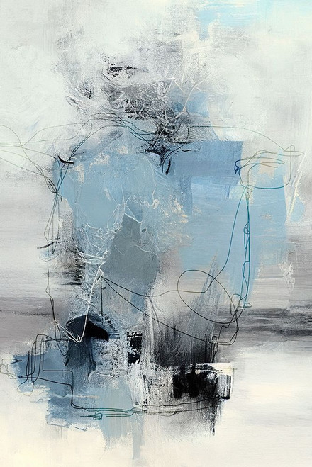 Abstract Blues Poster Print - Andrea Haase