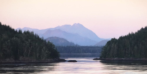 Daybreak at the Inside Passage Poster Print - Lori Deiter