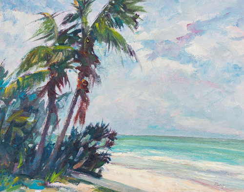 Naples Beach Poster Print - Richard A. Rodgers