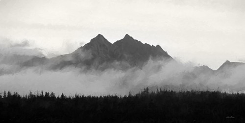 Painted Misty Mountains Poster Print - Lori Deiter