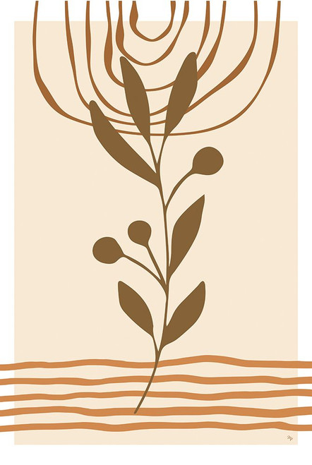 Beige Plant I Poster Print - Martina Pavlova