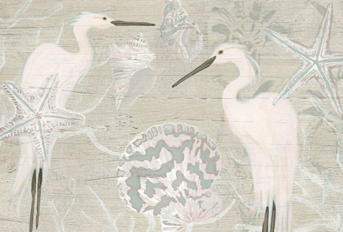 Driftwood Heron Collection A Poster Print - June Erica Vess