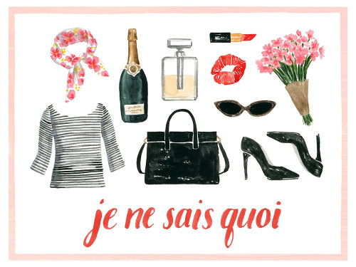 The French Girl Collection A Poster Print - Grace Popp