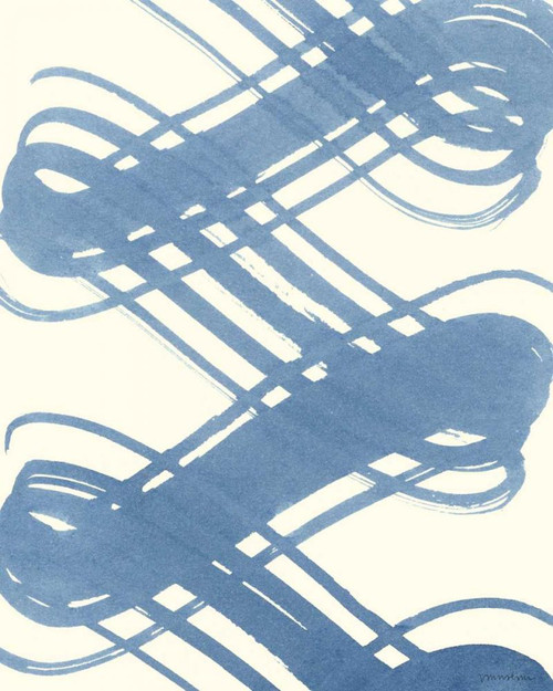 Macrame Blue I Poster Print - Vanna Lam